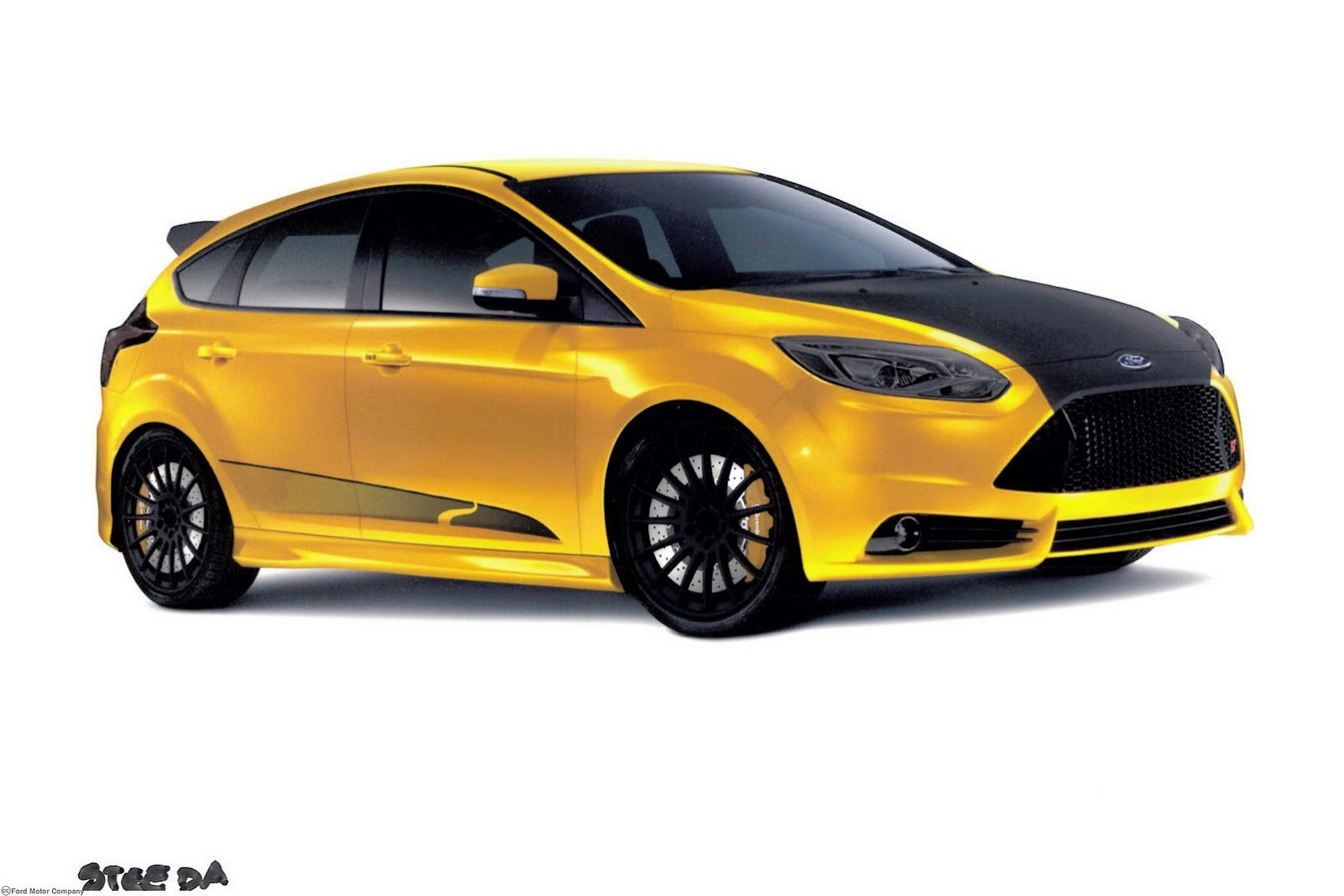 Ford подготовил пять новых хэтчбеков Focus ST к автошо�