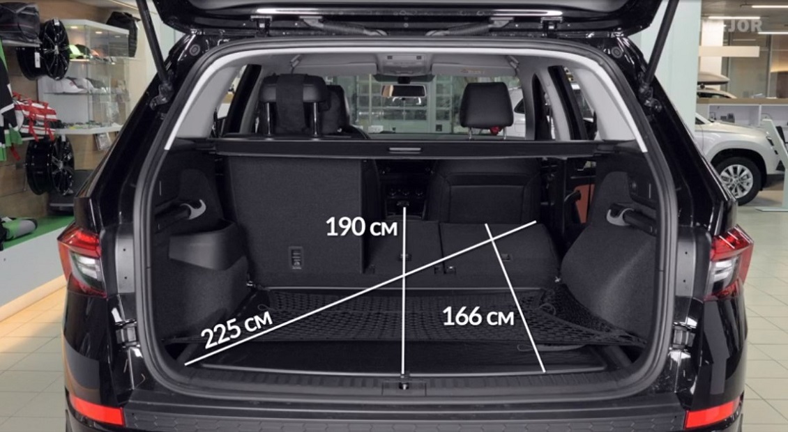 Kodiaq размер багажника