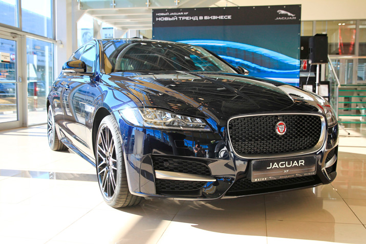 Презентация нового автомобиля Jaguar XF