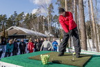 Зимний гольф турнир в Moscow Country Club вместе с Mercedes-Benz, 14 февраля 2016 года