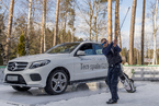 Зимний гольф турнир в Moscow Country Club вместе с Mercedes-Benz, 14 февраля 2016 года