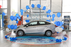 Презентация нового автомобиля Ford Fiesta в Major City, 15 июля 2015 года