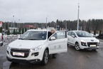 Внедорожный тест-драйв автомобилей Peugeot 4008, 4007 и 3008, 2 декабря 2012 года