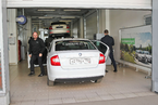 Презентация нового автомобиля Skoda Rapid в Major CIty