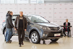 Презентация нового автомобиля Toyota Rav-4, 3 марта 2013 года