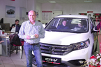 Презентация нового автомобиля Honda CR-V в Honda Строгино, 24 ноября 2012 года