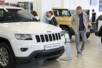 Презентация нового автомобиля Jeep Grand Cherokee в Major city, 22 сентября 2013 года