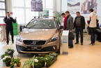 Презентация нового автомобиля Volvo v40 в Major, 13 апреля 2013 года