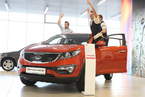 Презентация нового автомобиля Kia Sportage в Major City, 16 сентября 2010 г.