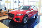 Изображение для фотогалереи: Презентация нового Jaguar F-pace на МКАД 47 км